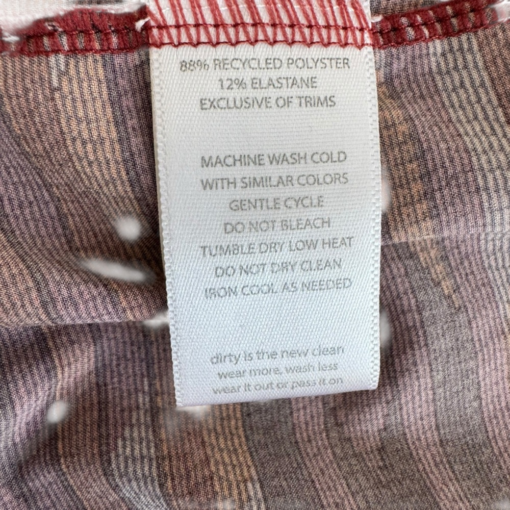 Toad&Co Red and Brown High Low Sundress Sleeveless Halter - Picture 11 of 11